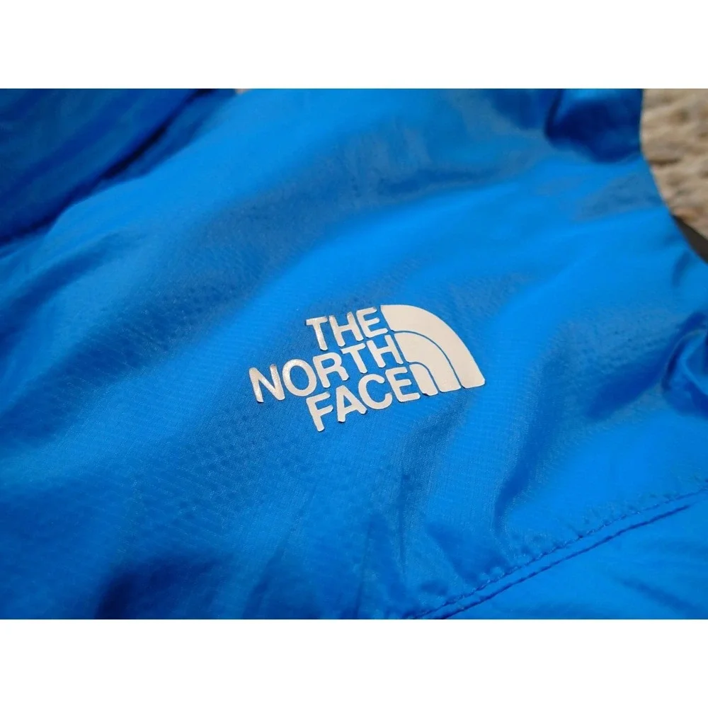 The North Face Puffer Vest Mens Medium Blue Excellent 600 Down Quilted Hybrid